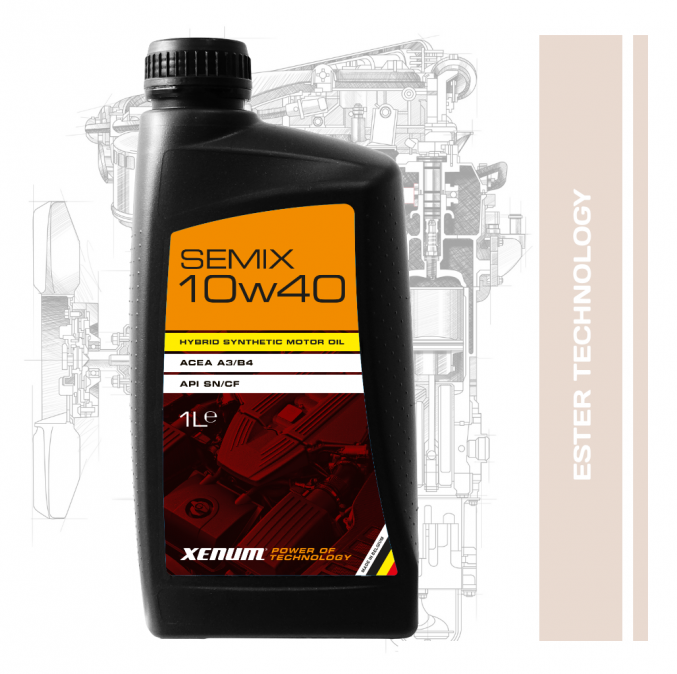 Полусинтетично моторно масло Xenum Semix 10w40