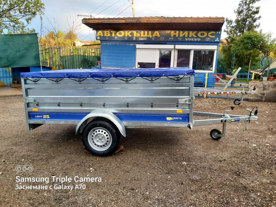 Туристическо, самосвално ремарке Vesta Light 25 с допълнителни канати